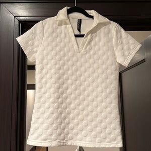 White collar shirt